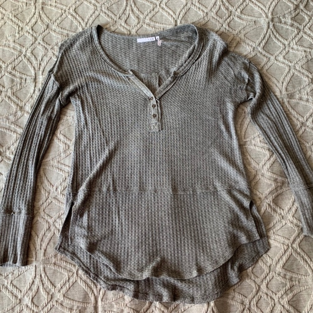 Love on a Hanger - Thermal Henley Top